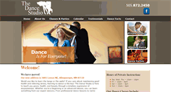 Desktop Screenshot of abqdancestudio.com